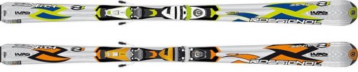 Rossignol Zenith Z1 Oversize TPI² green/orange + volitelně bez/s vázáním Axium 100 TPI² / 110 TPI²