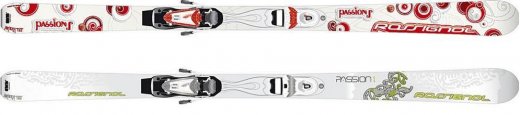 Rossignol Passion 1 TD² VAS / WXPI - white-red / silver + volitelně bez/s vázáním Saphir 90 / 90 XPI