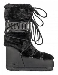 Moon Boot Classic Faux Fur, 001 black