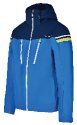 Blizzard Mens Ski Jacket Civetta, bright blue - dark blue - white