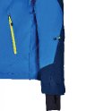 Blizzard Mens Ski Jacket Stelvio, bright blue - dark blue - neon green