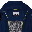 Blizzard Mens Ski Jacket Stelvio, bright blue - dark blue - neon green