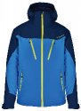 Blizzard Mens Ski Jacket Stelvio, bright blue - dark blue - neon green