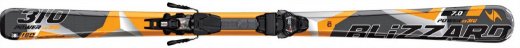 Blizzard Power CX 310 IQ, anthrazite/orange + vázání Blizzard IQ TP10