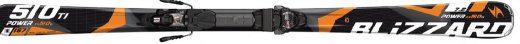 Blizzard Power RX 510 Ti IQ black-orange + vázání Blizzard IQ TP10