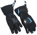 Blizzard Reflex junior ski gloves, black/blue