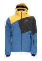Blizzard Ski Jacket Leogang, petroleum/mustard yellow