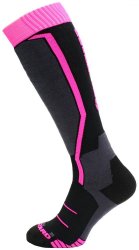 Blizzard Viva Allround ski socks, black/anthracite/magenta