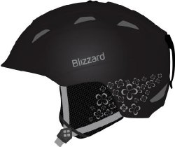 Blizzard Viva Demon black matt/silver flowers