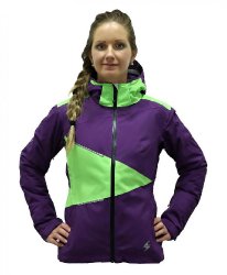 Blizzard Viva Performance Ski Jacket, purple-lime green
