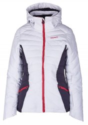 Blizzard Viva Ski Jacket Pinzolo, white - dark grey - pink
