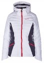 Blizzard Viva Ski Jacket Pinzolo, white - dark grey - pink
