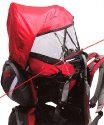 Dětská sedačka Marsupio Carry Baby - červeno-šedá / zelená