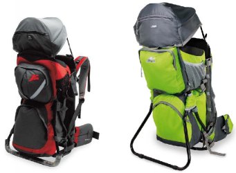 Dětská sedačka Marsupio Carry Baby - červeno-šedá / zelená