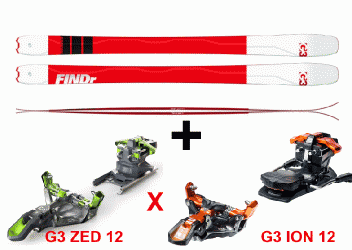 G3 FINDr 102 + vázání G3 ZED 12 / ION 12 (včetně brzd)