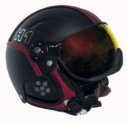 HMR H1 Soft black/red leather + VTM006