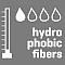 Hydro phobic fibers