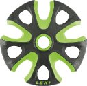 Leki Detect S yellowgreen-woodgreen-white