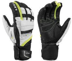 Leki Griffin Prime S white-black-yellow