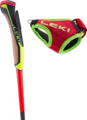 Leki HRC marathon, bright red-neonyellow-black 652403091