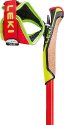 Leki HRC max bright red-neonyellow-carbon structure