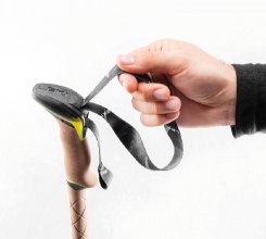 Leki Sherpa, dark anthracite-copper-neonyellow, 110-145 cm