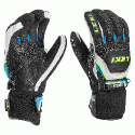 Leki Worldcup Race Coach Flex S GTX black-white-cyan-yellow