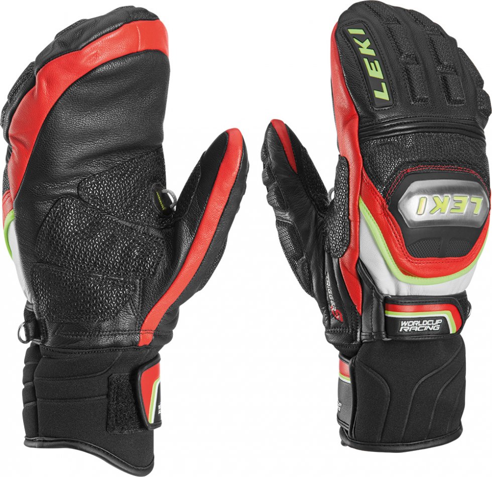 Leki Worldcup Race Ti S Mitt Speed System Black/red/white/yellow Ab 139