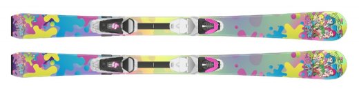 Lyže Lusti Junior Sport Lollipopz + vázání Vist Junior 4.5 s deskou