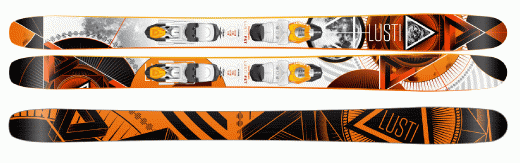 Lusti Vertigo + volitelně bez/s vázáním Vist VSP 412 + deska Vist Speedspacer-16/17 Lusti Vertigo + volitelně bez/s vázáním Vist VSP 412 + deska Vist Speedspacer-16/17