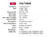 Marker F10 Tour 100 mm black-white