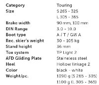 Marker F10 Tour 90 mm black-white