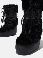 Moon Boot Icon Faux Fur, 001 black
