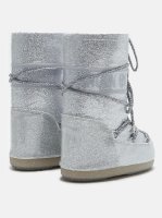 Moon Boot Icon Junior Glitter, 002 silver