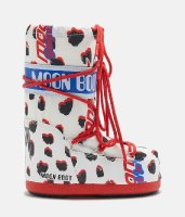 Moon Boot Icon Junior Retrobiker, 001 dalmatian