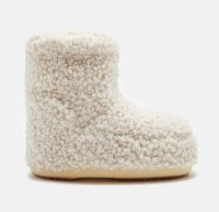 Moon Boot Icon Low No Lace Faux Curly, 002 cream