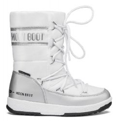 Moon Boot JR Girl Quilted WP, 004 white-silver