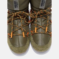 Moon Boot Low Suede Nylon, 002 army green