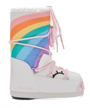 Moon Boot MB Icon Junior Unicorn, AV20 white/multicolor