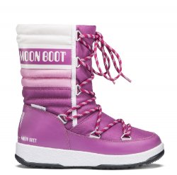Moon Boot WE Quilted JR, 004 orchid-pink-white