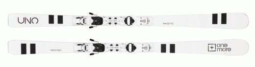 OneMore Uno + vázání Vist VSS311 white-white-black + deska Vist Speedsystem