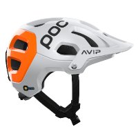 POC Tectal Race MIPS NFC Hydrogen White/Fluorescent Orange AVIP