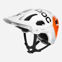 POC Tectal Race SPIN NFC Hydrogen White/Fluorescent Orange AVIP