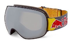 Red Bull Spect Magnetron-001,  matt black frame/grey headband, lens: silver snow CAT2