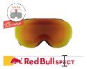 Red Bull Spect MAGNETRON ACE-002, matt red frame/white headband, lens: red snow CAT3