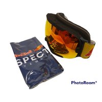 Red Bull Spect Shelter-002, matt black/red snow-orange with red Flash