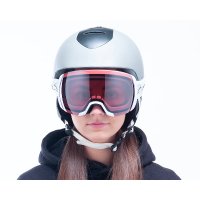 Red Bull Spect SIGHT-002S, matt white, pink with silver mirror, CAT2, HIGH CONTRAST