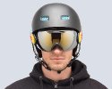 Red Bull Spect SLOPE-001, matt black frame/grey headband, lens: gold snow CAT3