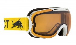 Red Bull Spect SLOPE-004, matt white frame/yellow headband, lens: cloudy snow CAT1