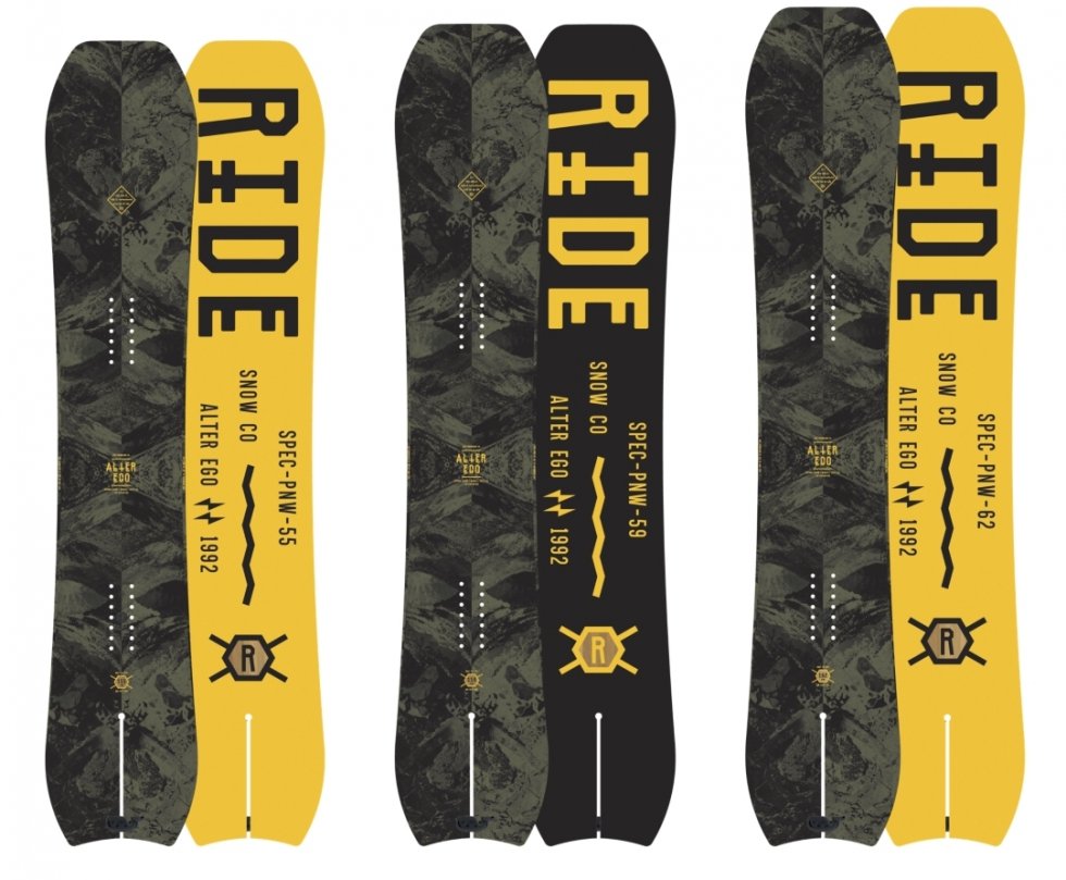 RIDE ALTER EGO スプリットテール スノーボード snowboard